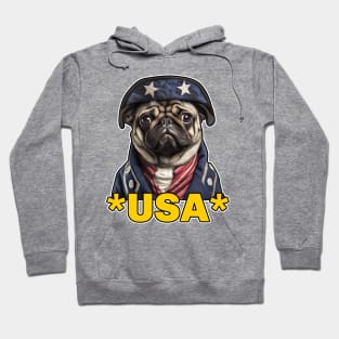 Pug USA Hoodie